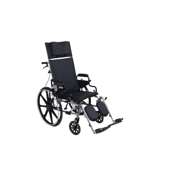 Drive Medical Viper Plus GT Full Reclining Wheelchair, Desk Arms, 18" Seat pla418rbdda